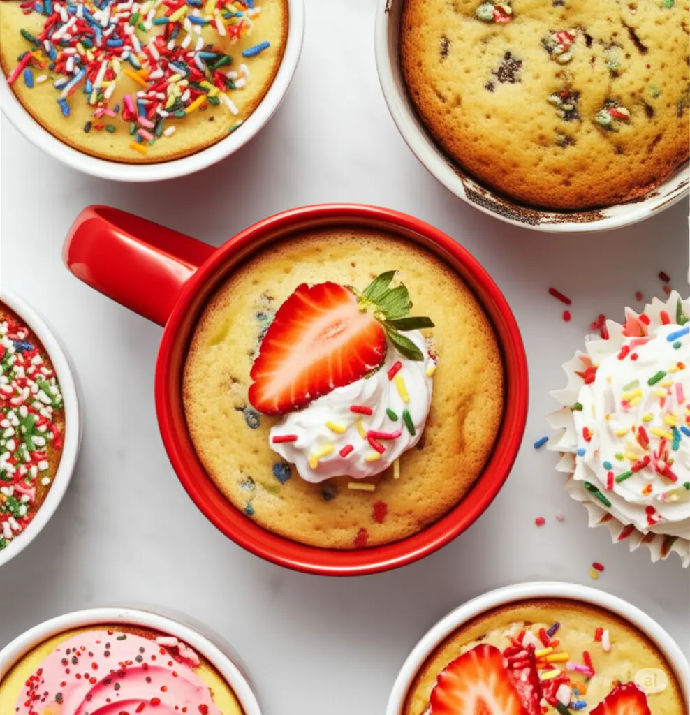mug cake recipe with cake mix